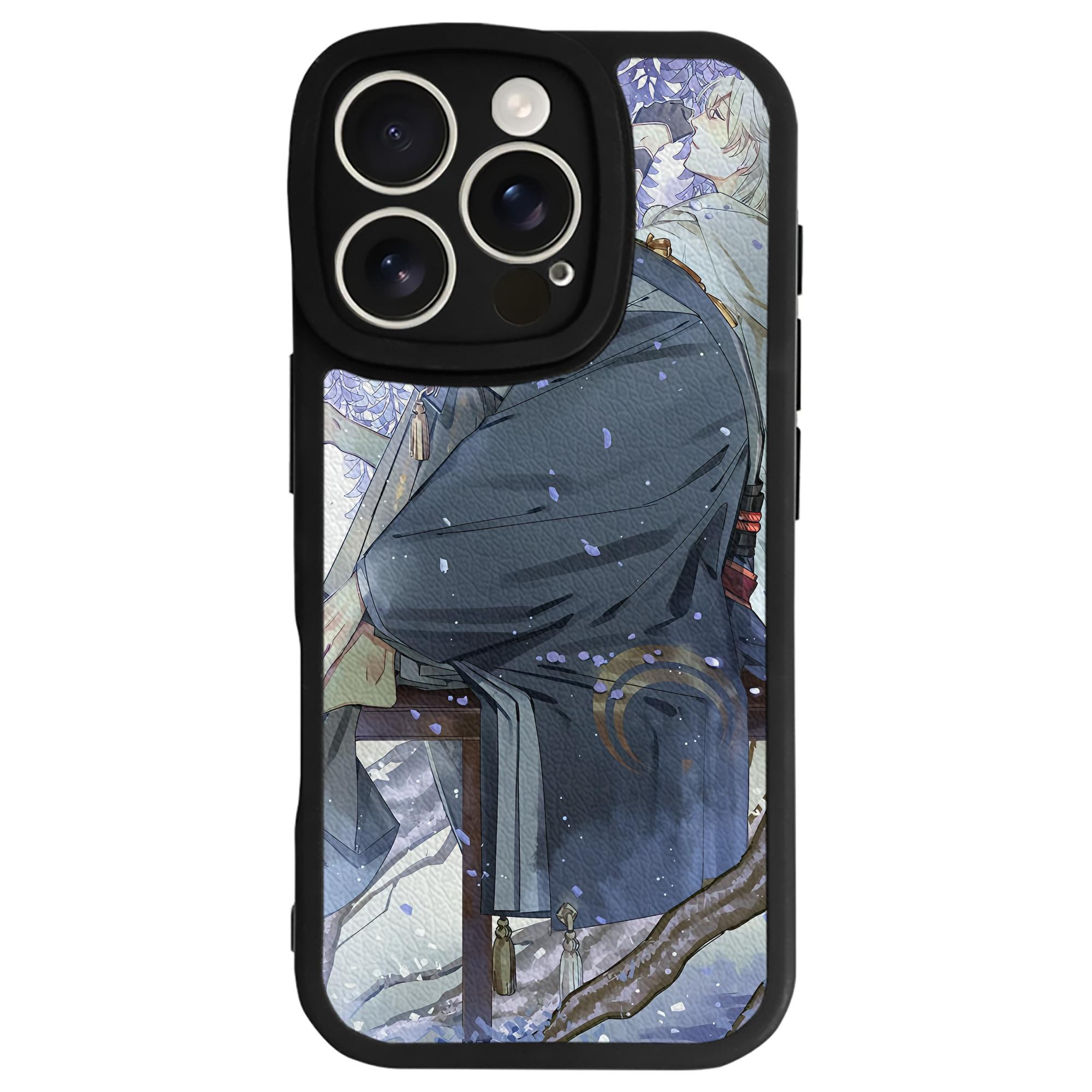 （画像用） 刀剣乱舞 Touken Ranbu 【iPhone 16シリーズ対応】シリコンスマホケース（レザー調） 材質：シリコン